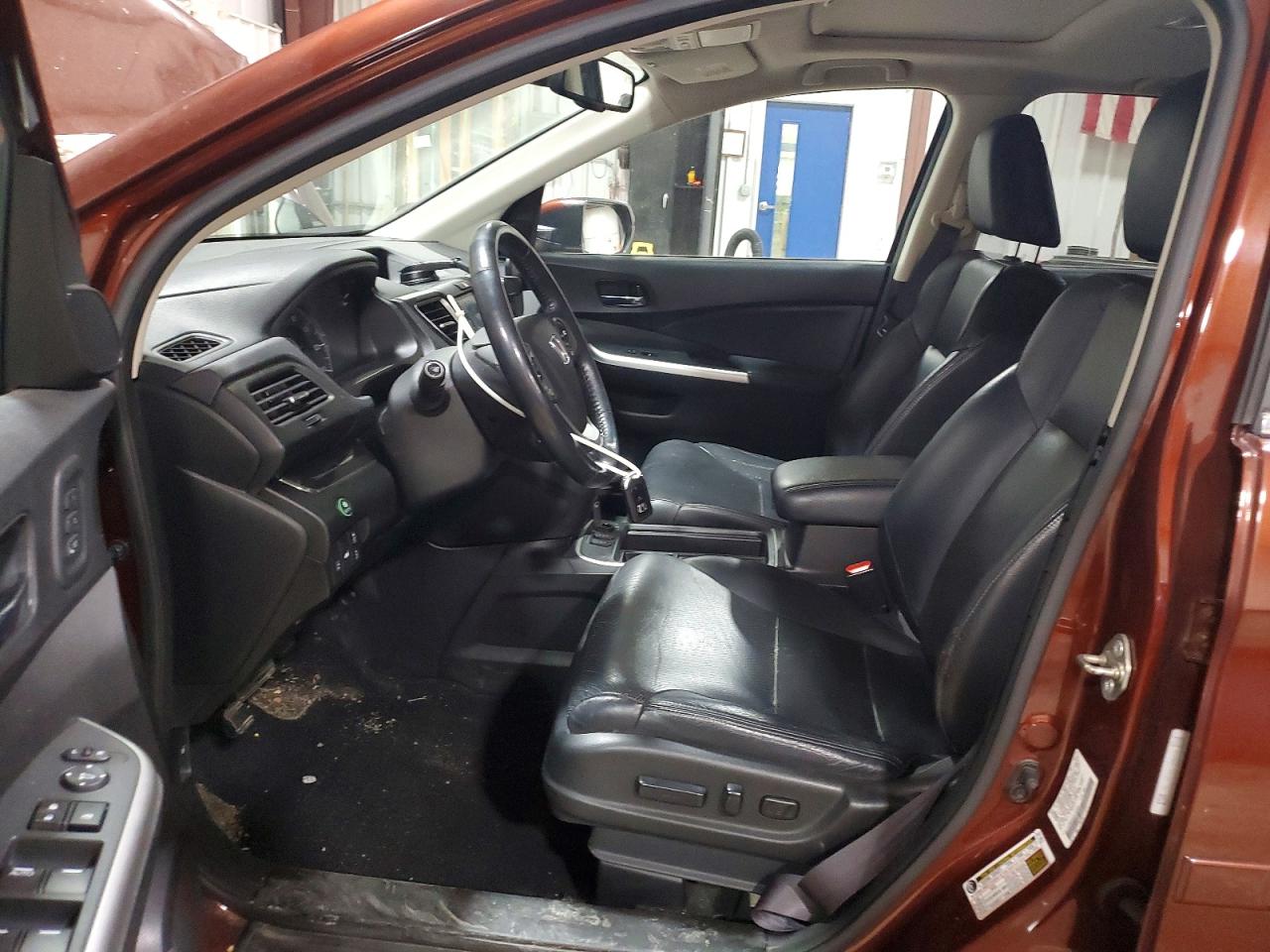 2015 Honda Cr-v Touring Burgundy vin: 5J6RM4H90FL000264