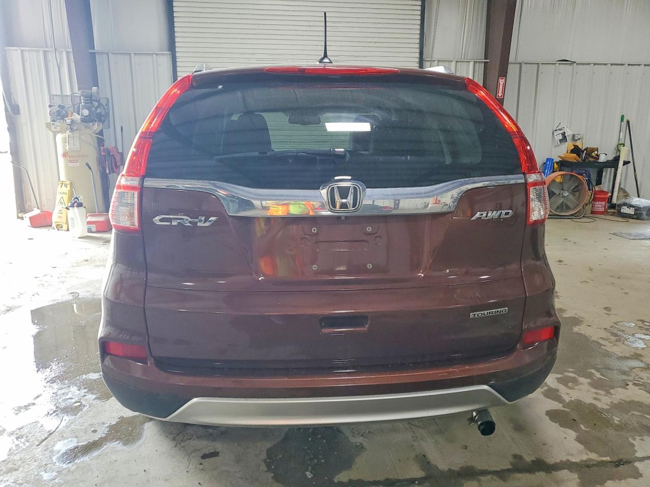 2015 Honda Cr-v Touring Burgundy vin: 5J6RM4H90FL000264