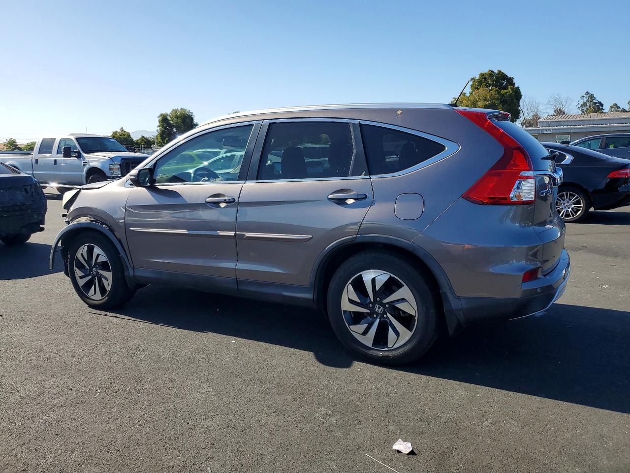 2015 Honda Cr-v Touring Charcoal vin: 5J6RM4H90FL032793