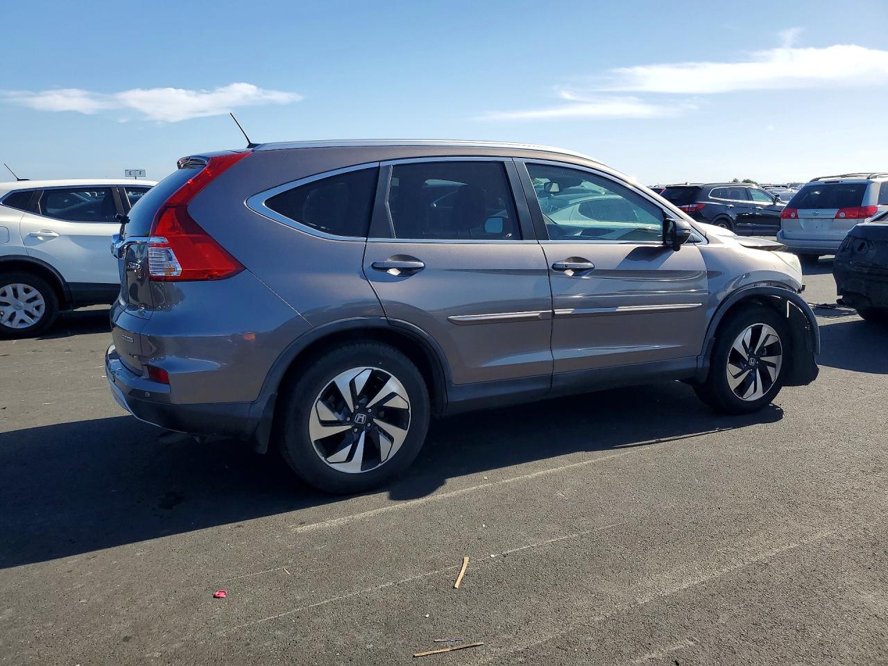 2015 Honda Cr-v Touring Charcoal vin: 5J6RM4H90FL032793