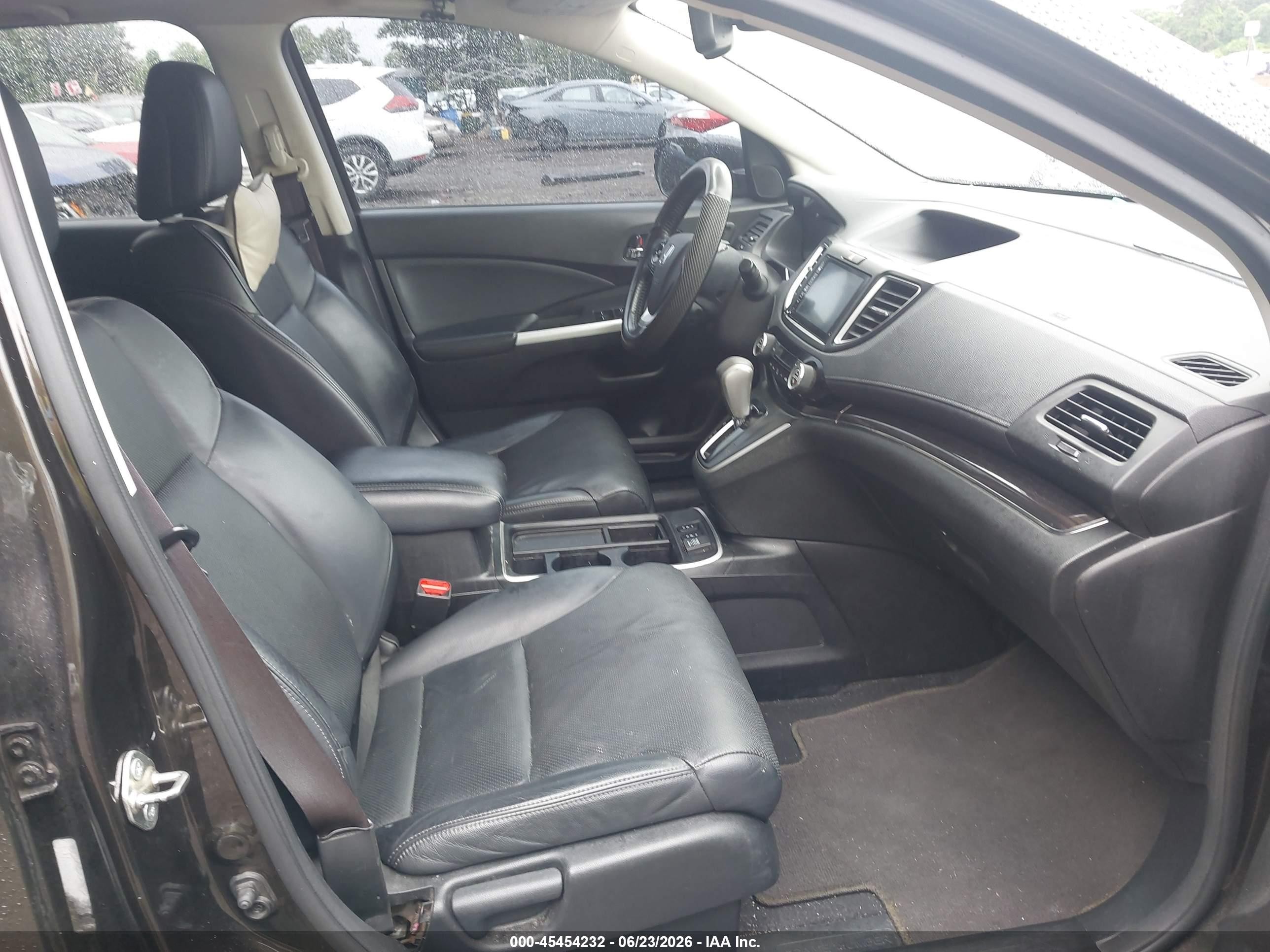 2015 Honda Cr-v Touring Brown vin: 5J6RM4H90FL062974