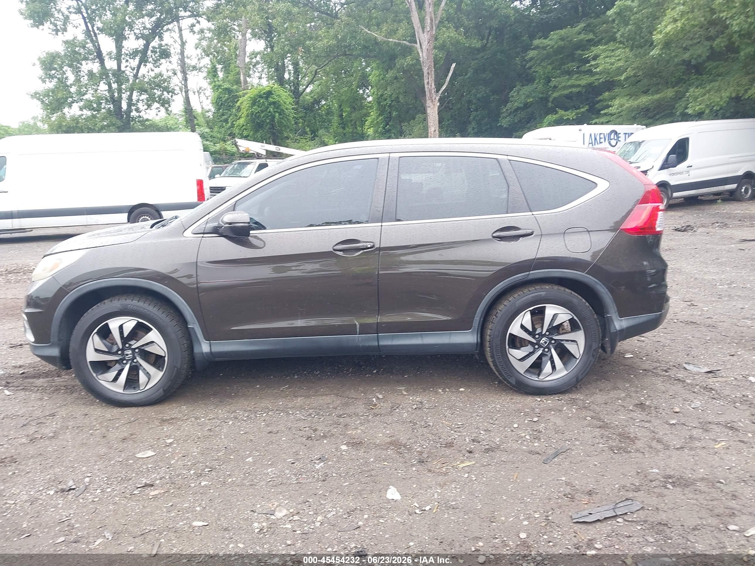 2015 Honda Cr-v Touring Brown vin: 5J6RM4H90FL062974
