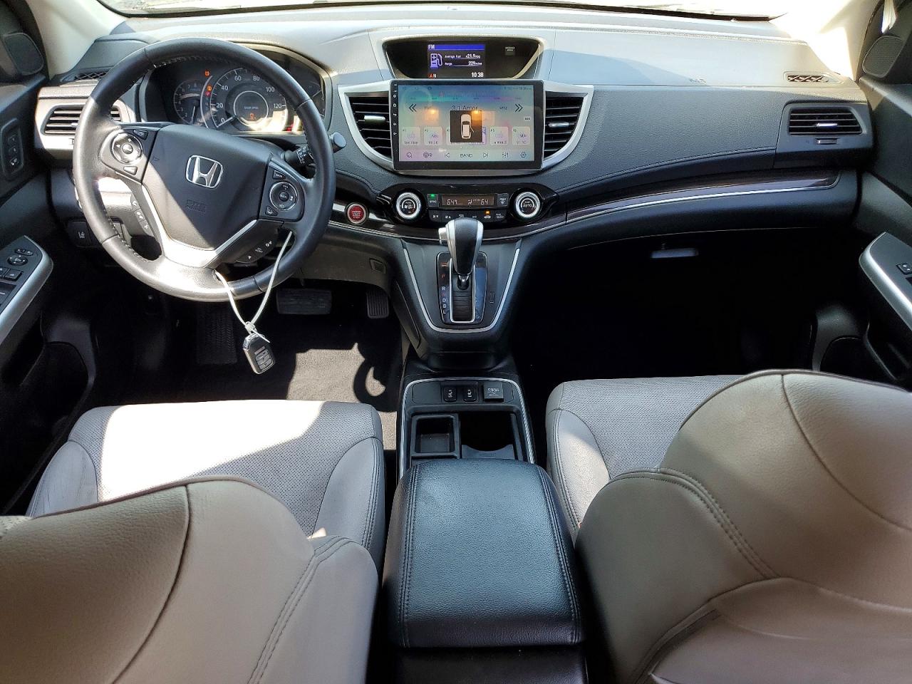 2015 Honda Cr-v Touring Gray vin: 5J6RM4H90FL065955