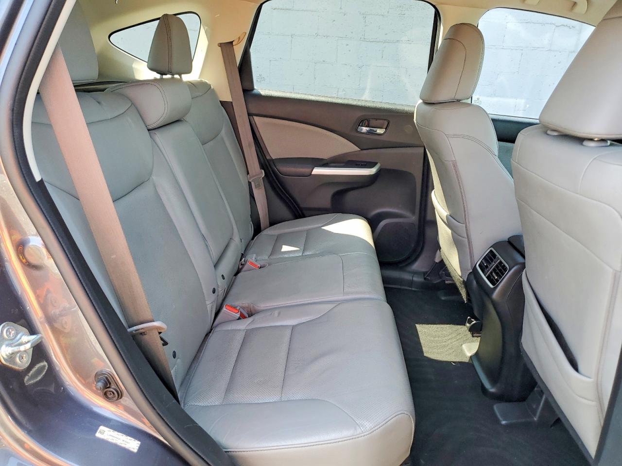 2015 Honda Cr-v Touring Gray vin: 5J6RM4H90FL065955
