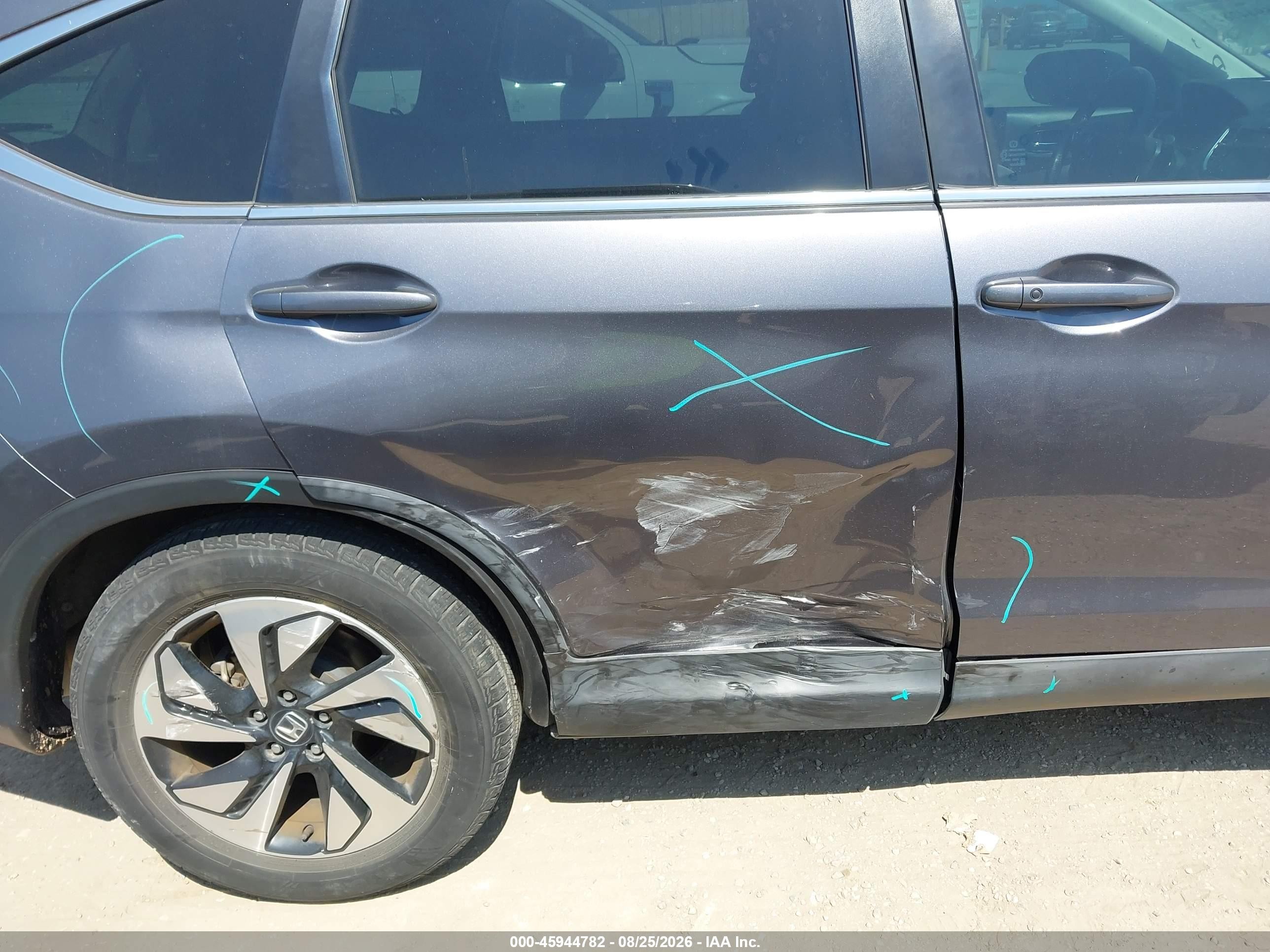 2015 Honda Cr-v Touring Серый vin: 5J6RM4H90FL104298