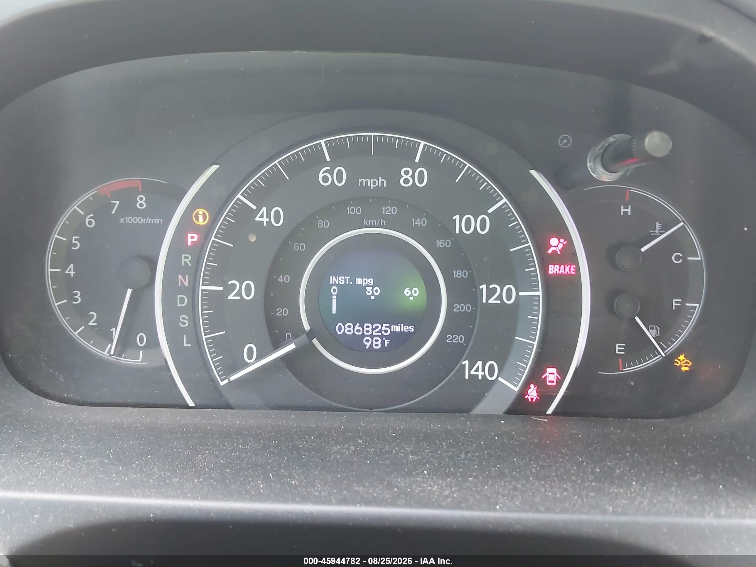 2015 Honda Cr-v Touring Серый vin: 5J6RM4H90FL104298
