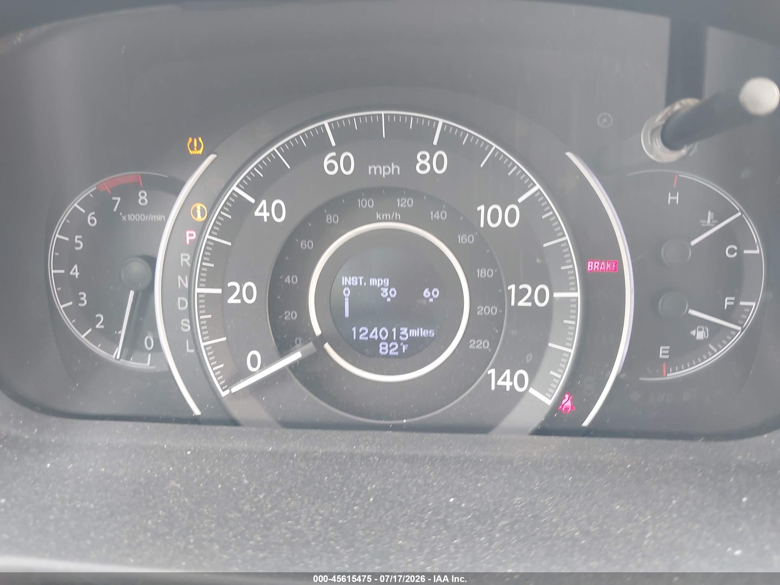 2015 Honda Cr-v Touring Серый vin: 5J6RM4H91FL126116