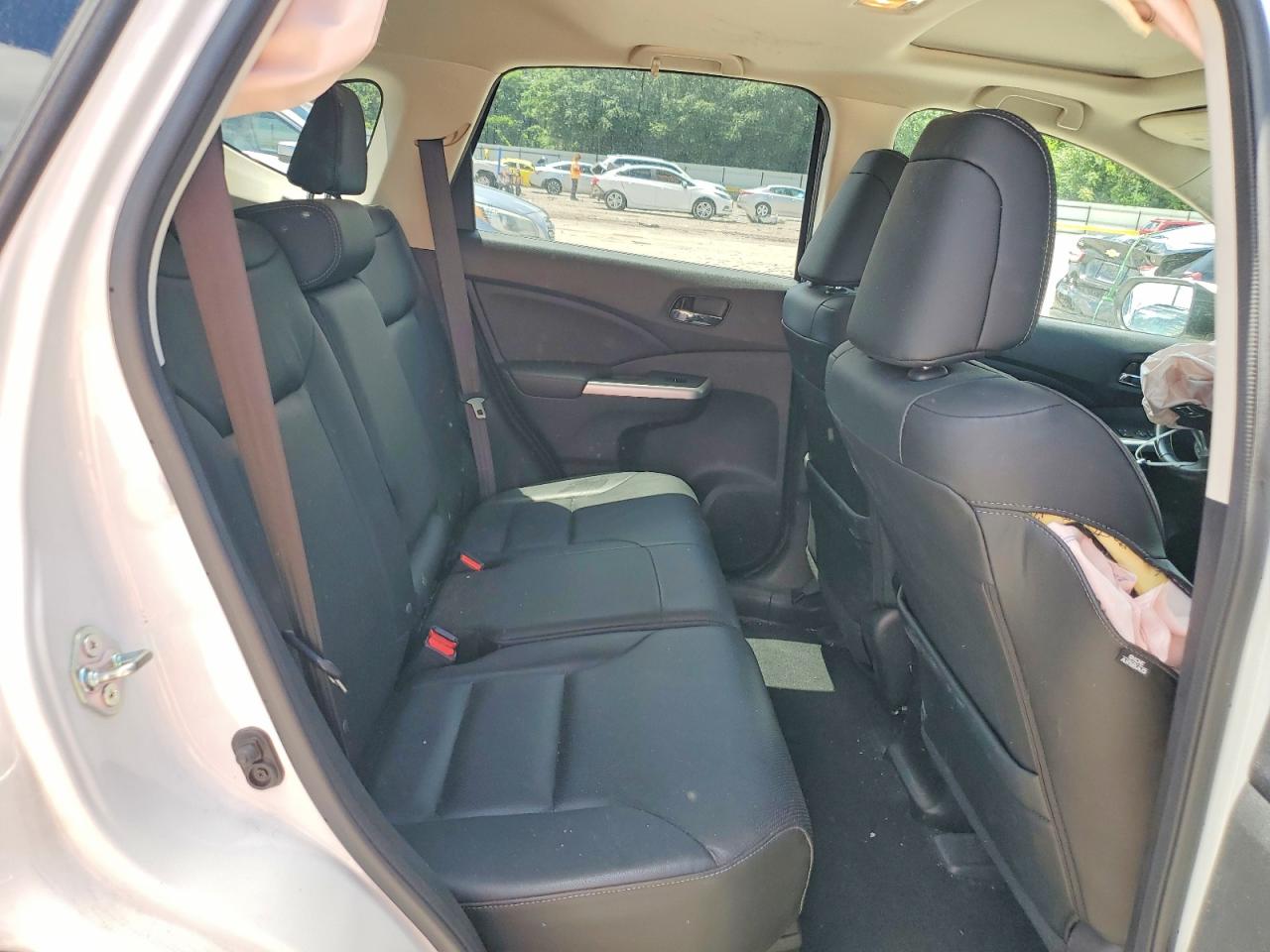 2016 Honda Cr-v Touring White vin: 5J6RM4H91GL025319