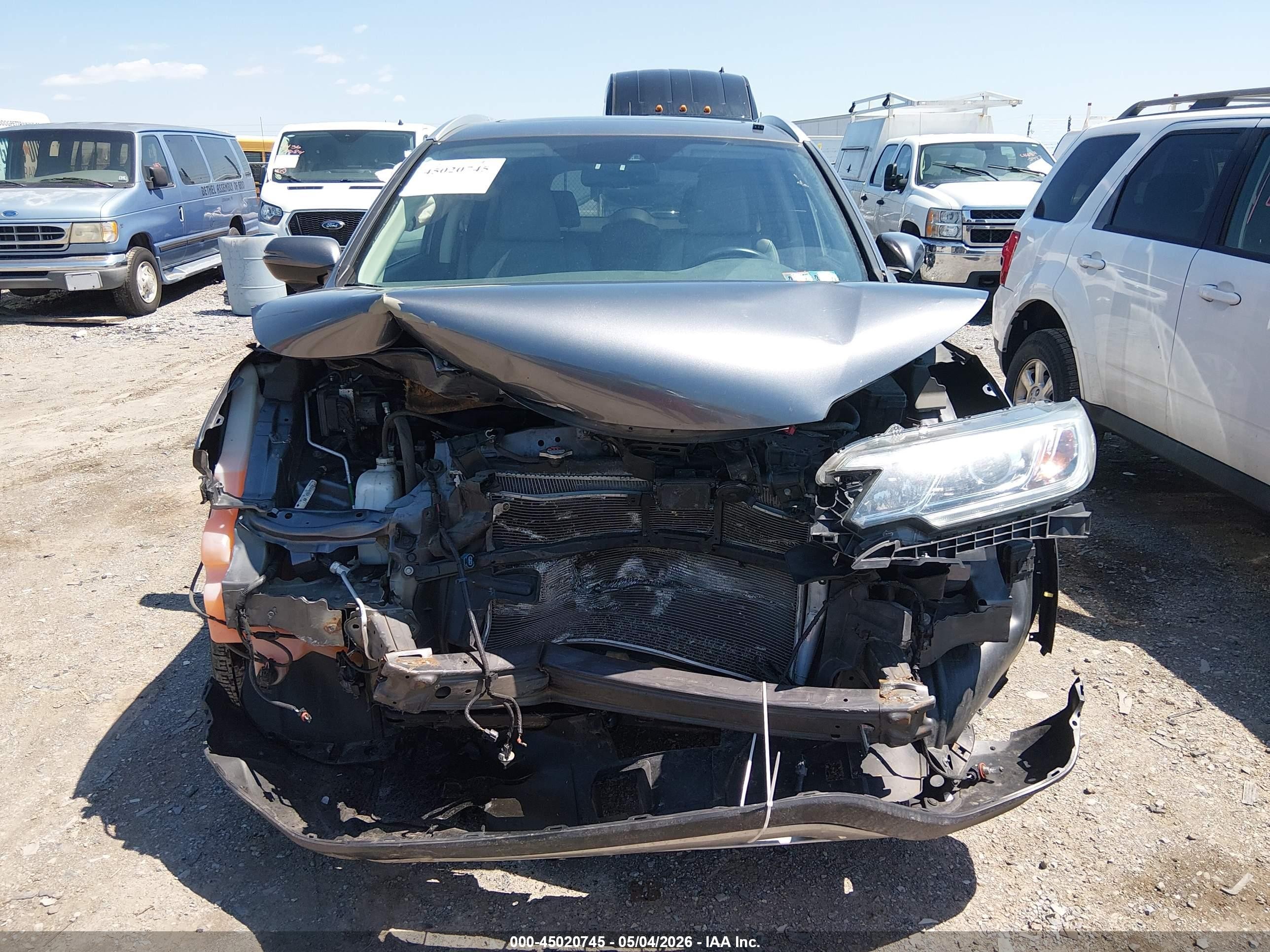2016 Honda Cr-v Touring Серый vin: 5J6RM4H91GL122410