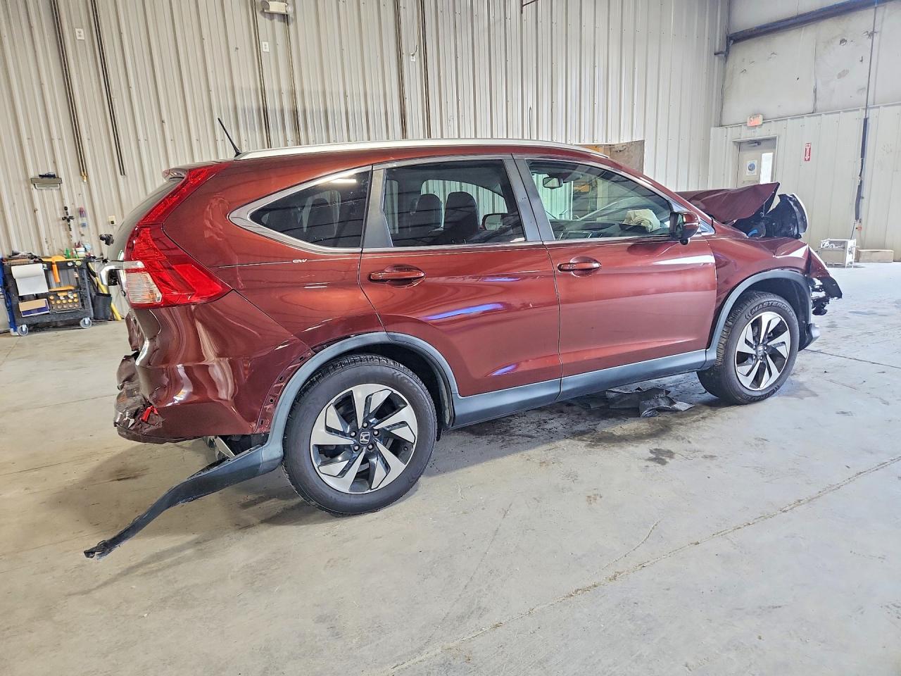 2015 Honda Cr-v Touring Brown vin: 5J6RM4H92FL005045