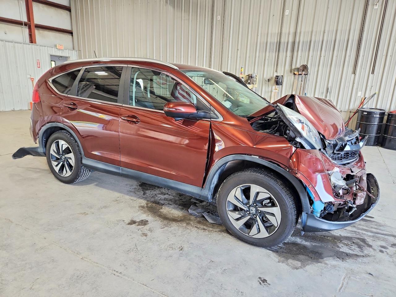 2015 Honda Cr-v Touring Brown vin: 5J6RM4H92FL005045