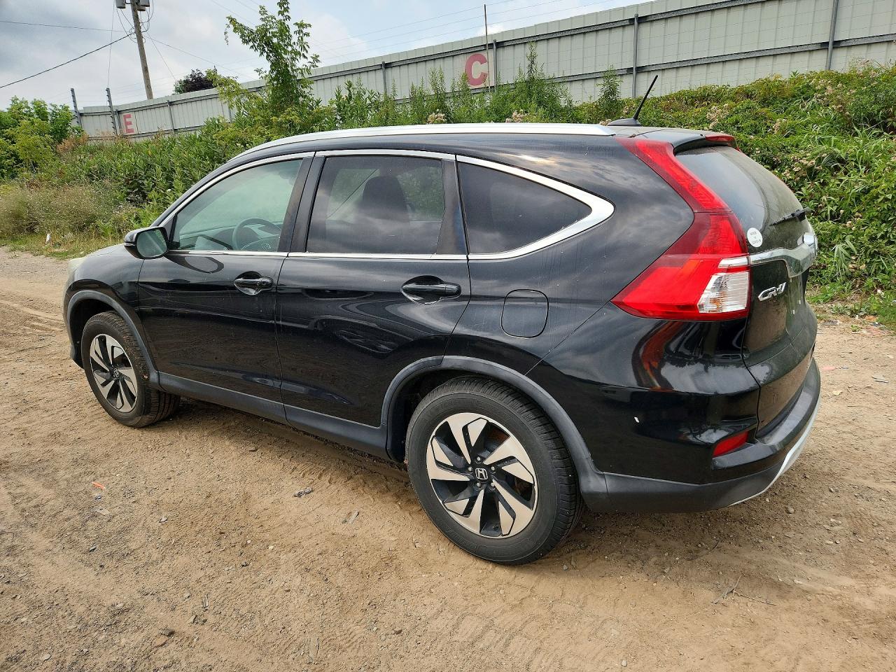 2015 Honda Cr-v Touring Black vin: 5J6RM4H92FL027577