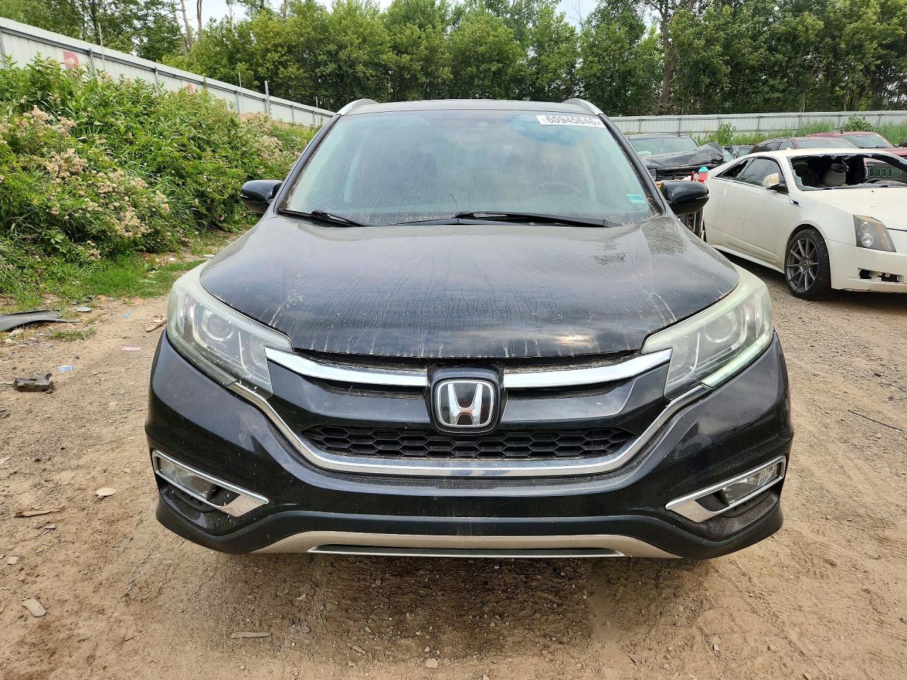 2015 Honda Cr-v Touring Black vin: 5J6RM4H92FL027577