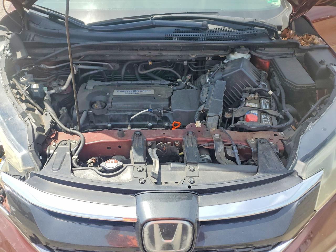 2015 Honda Cr-v Touring Burgundy vin: 5J6RM4H92FL059557