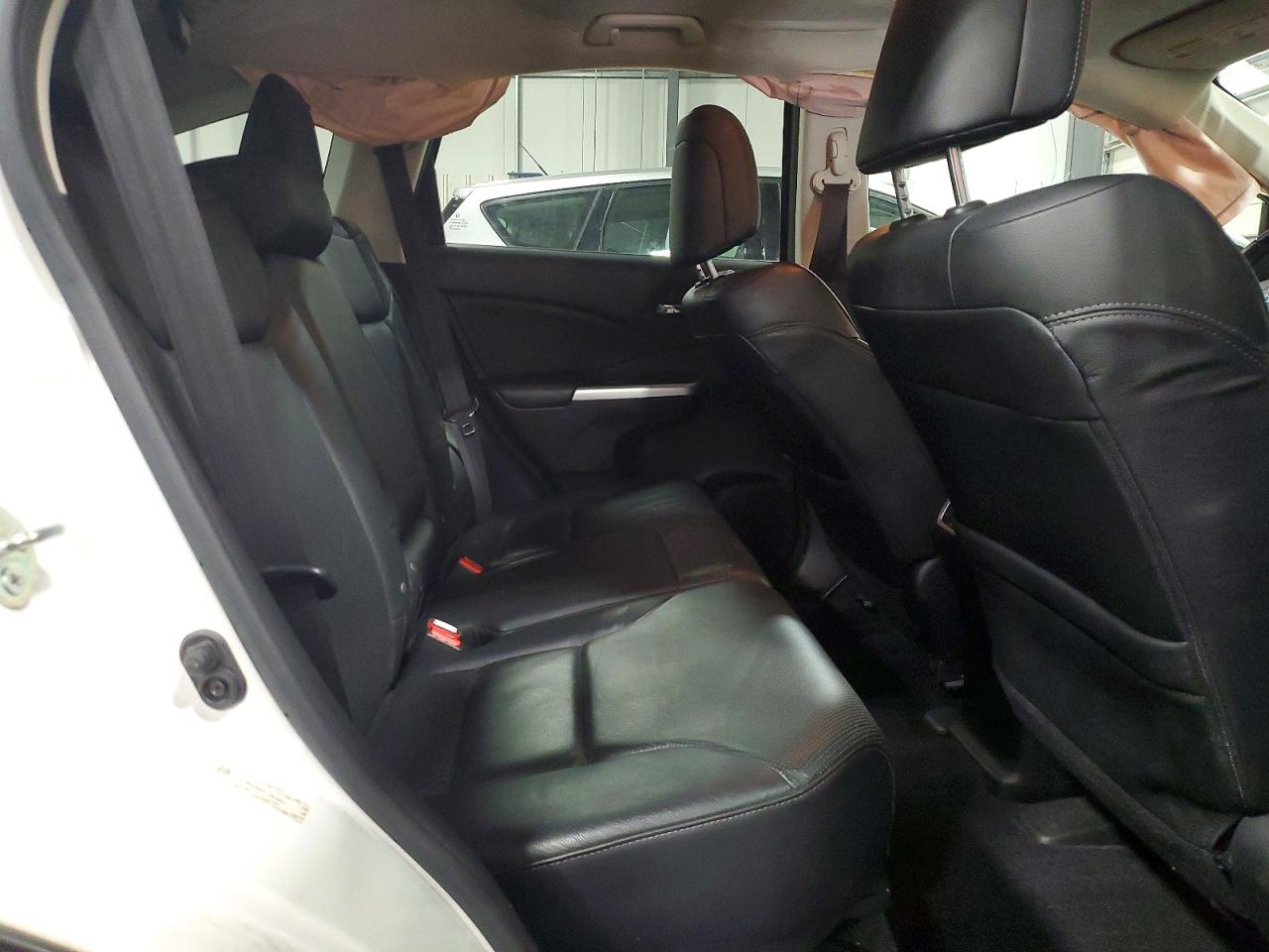 2015 Honda Cr-v Touring White vin: 5J6RM4H92FL062507