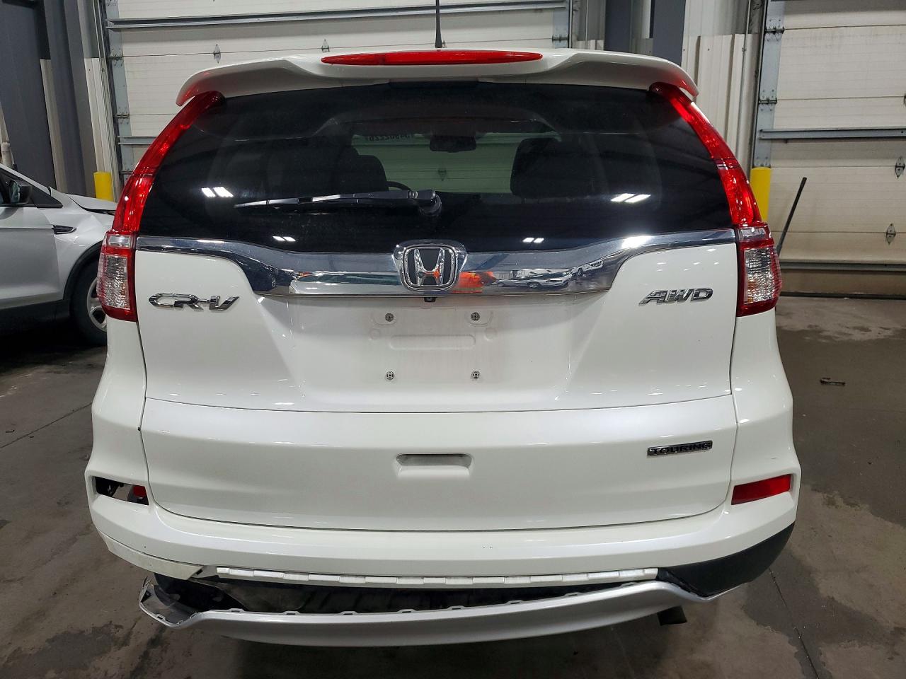 2015 Honda Cr-v Touring White vin: 5J6RM4H92FL062507