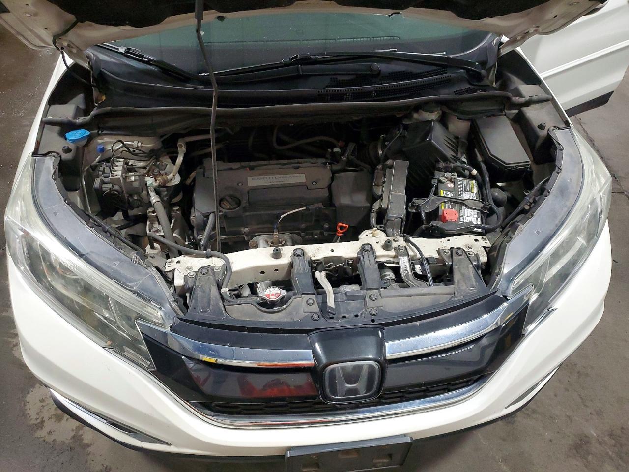 2015 Honda Cr-v Touring White vin: 5J6RM4H92FL062507