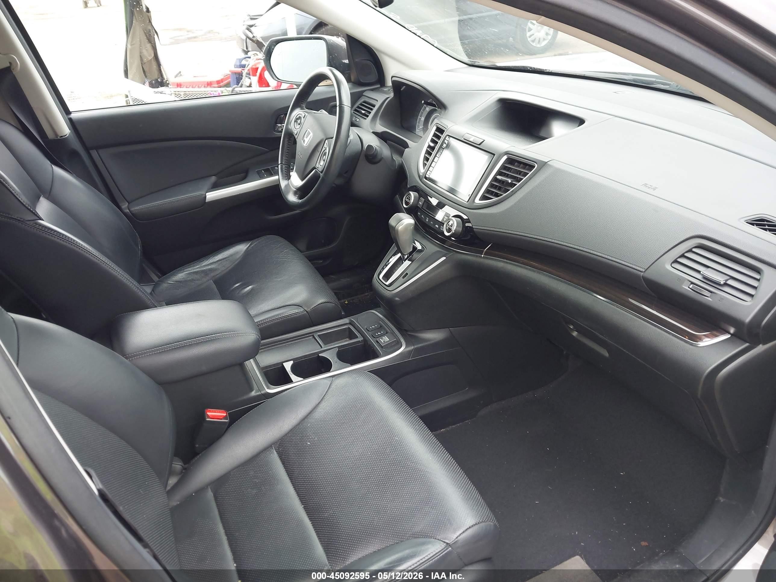 2015 Honda Cr-v Touring Brown vin: 5J6RM4H92FL063494