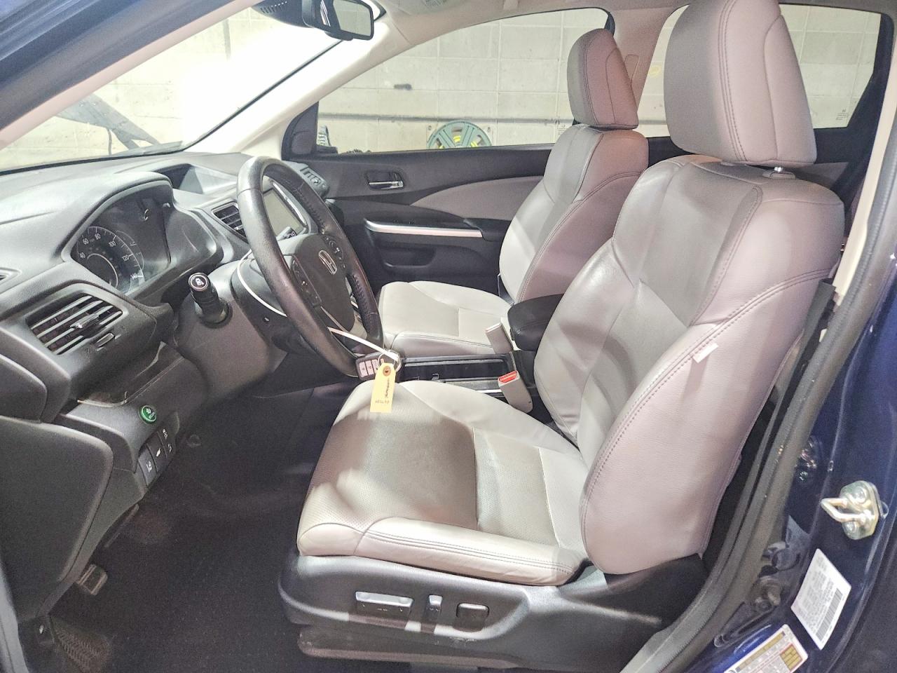 2016 Honda Cr-v Touring Blue vin: 5J6RM4H92GL055073