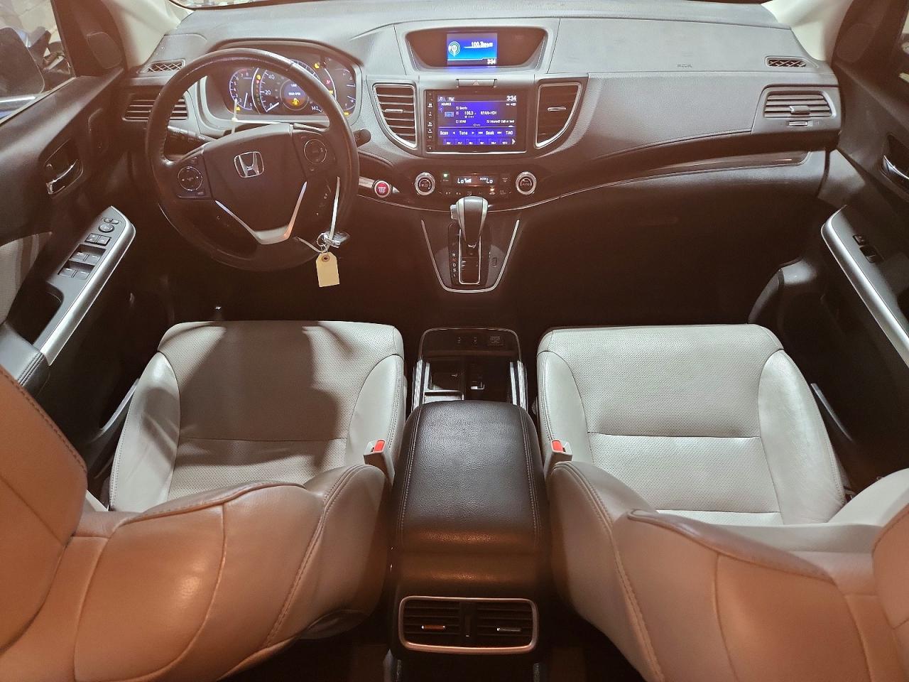 2016 Honda Cr-v Touring Blue vin: 5J6RM4H92GL055073