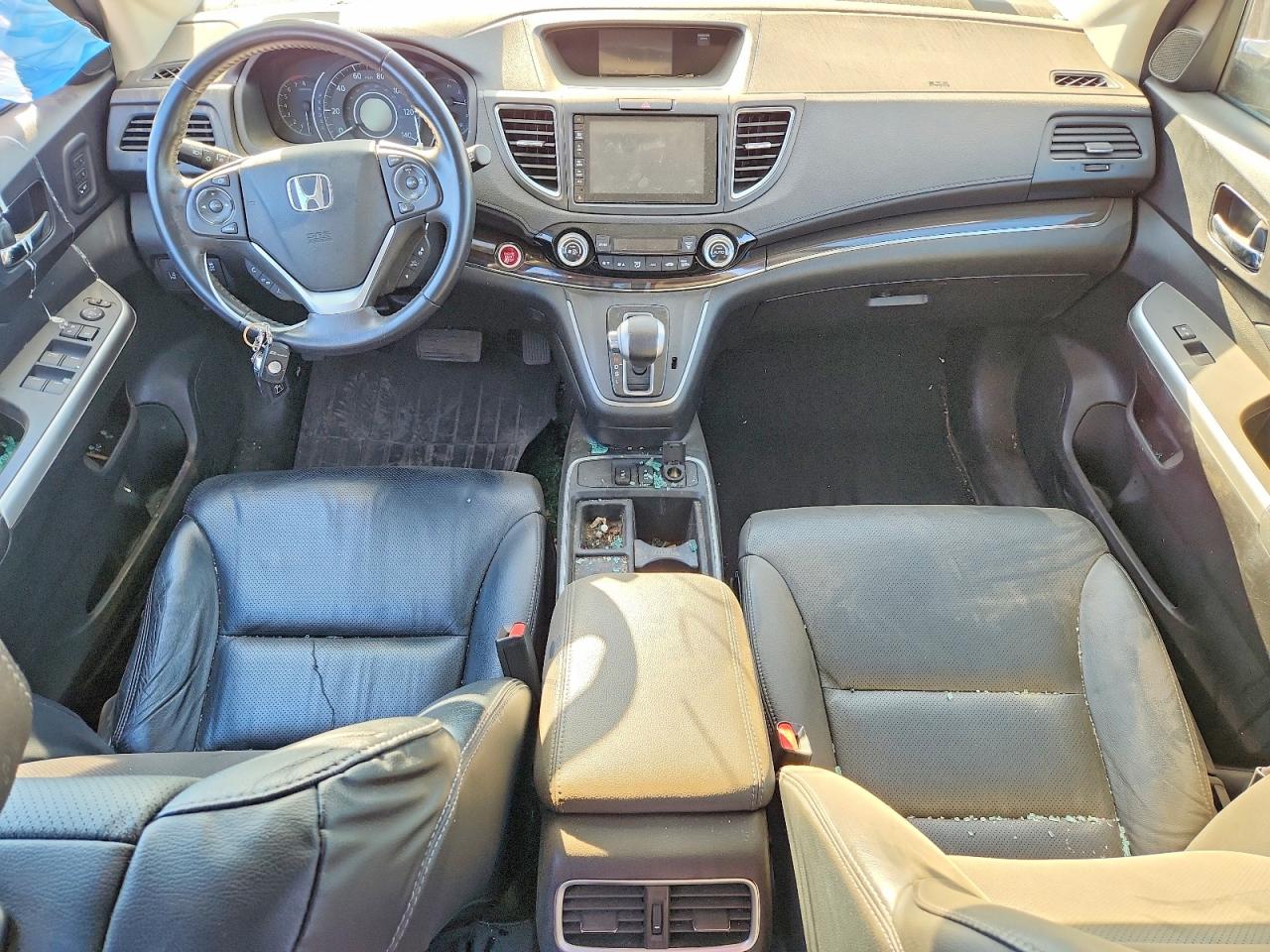 2016 Honda Cr-v Touring Белый vin: 5J6RM4H92GL074884