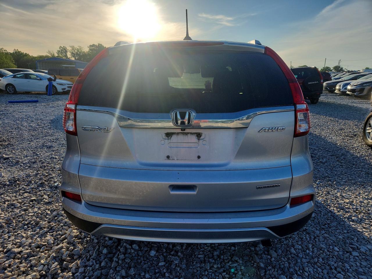 2015 Honda Cr-v Touring Silver vin: 5J6RM4H93FL045828