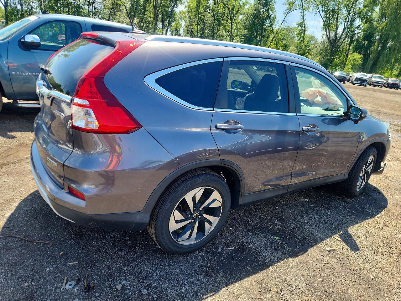 2015 Honda Cr-v Touring Black vin: 5J6RM4H93FL053802