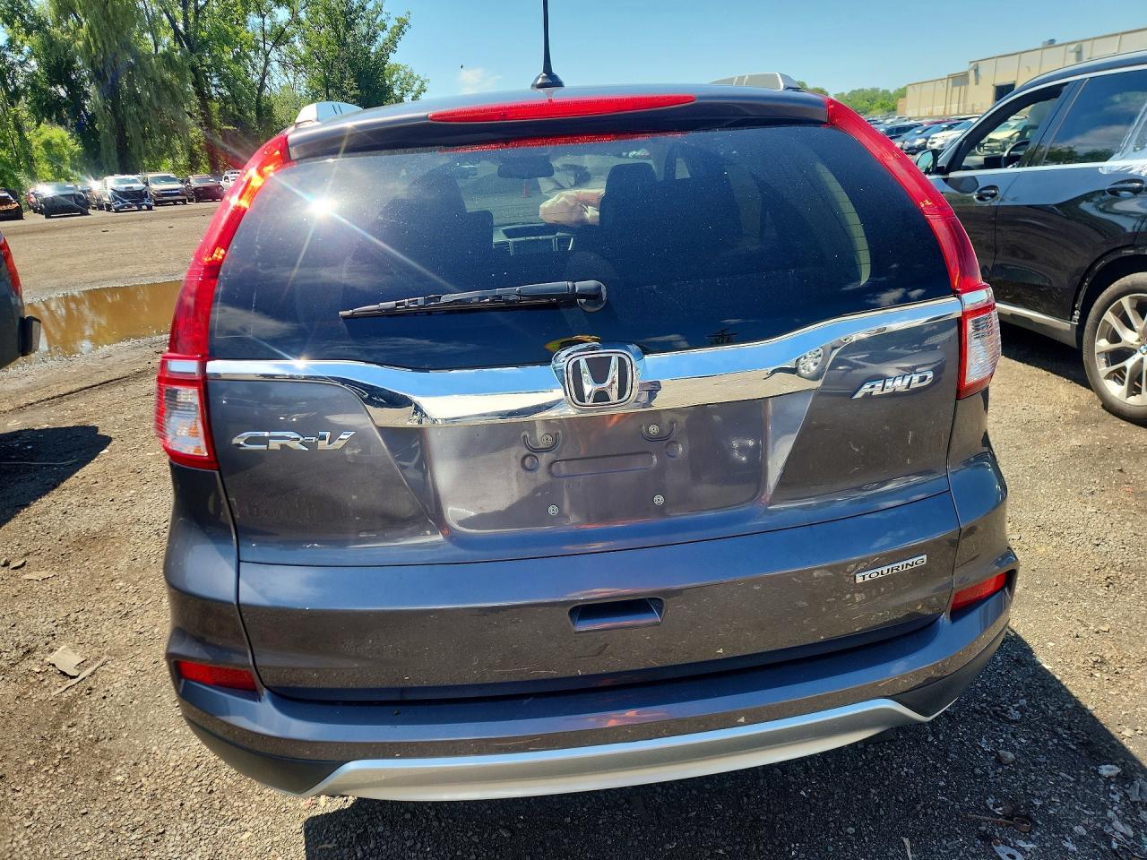 2015 Honda Cr-v Touring Black vin: 5J6RM4H93FL053802