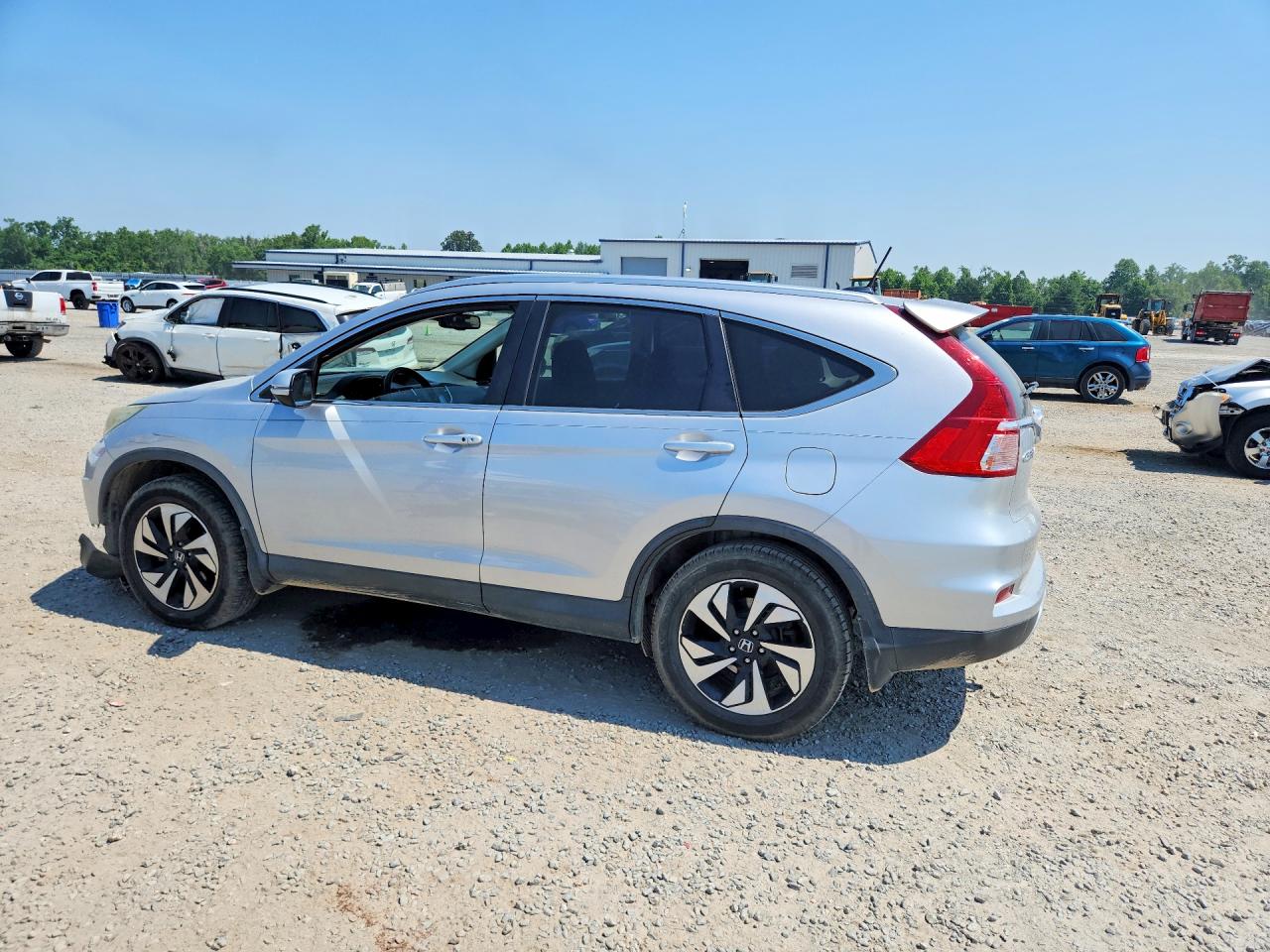 2015 Honda Cr-v Touring Silver vin: 5J6RM4H93FL058384