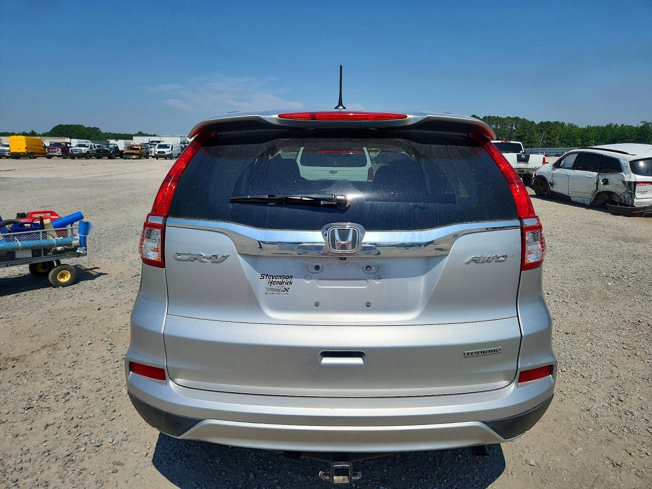2015 Honda Cr-v Touring Silver vin: 5J6RM4H93FL058384