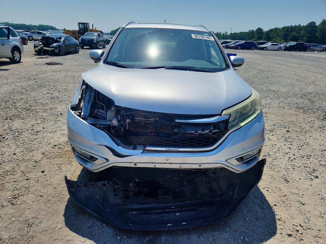 2015 Honda Cr-v Touring Silver vin: 5J6RM4H93FL058384