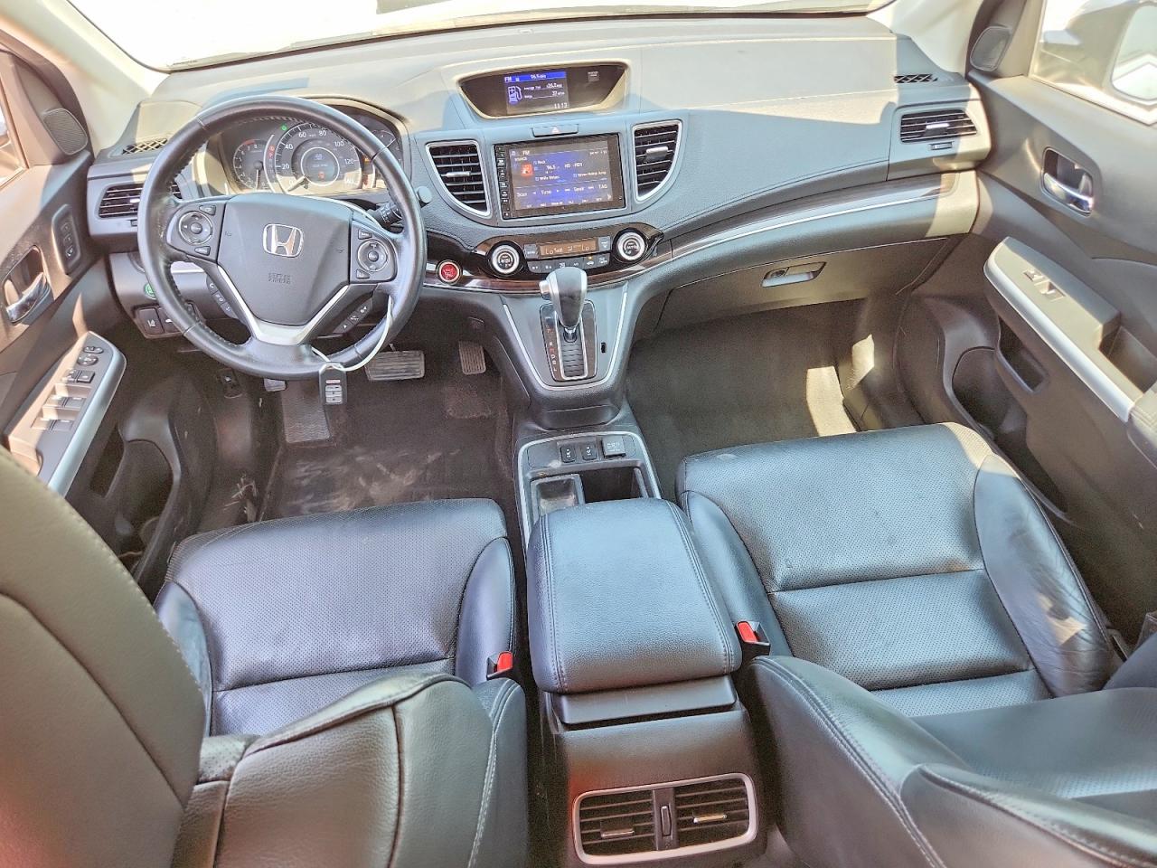 2015 Honda Cr-v Touring Silver vin: 5J6RM4H93FL058384