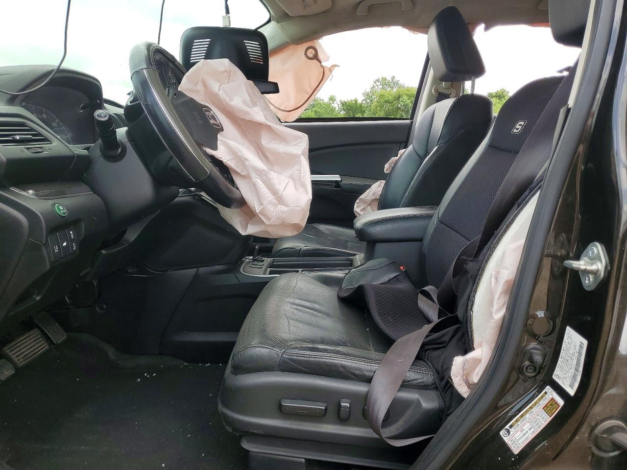 2015 Honda Cr-v Touring Серый vin: 5J6RM4H93FL123203