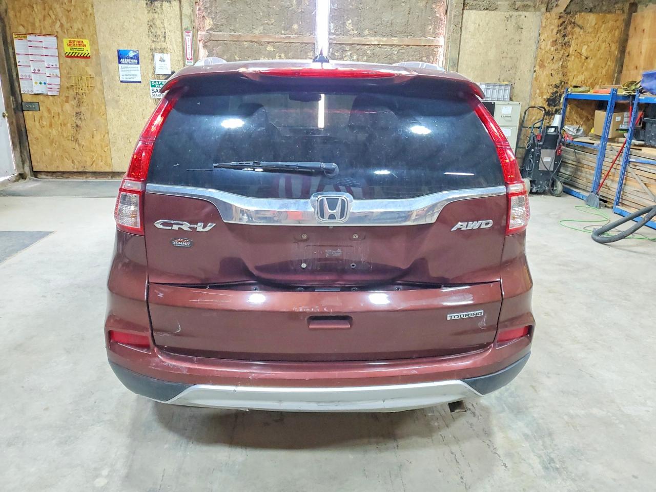 2015 Honda Cr-v Touring Brown vin: 5J6RM4H93FL131575