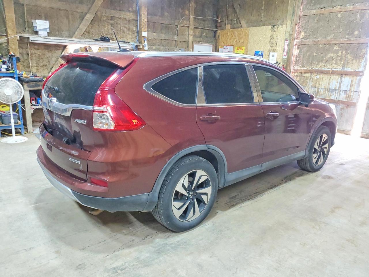 2015 Honda Cr-v Touring Brown vin: 5J6RM4H93FL131575