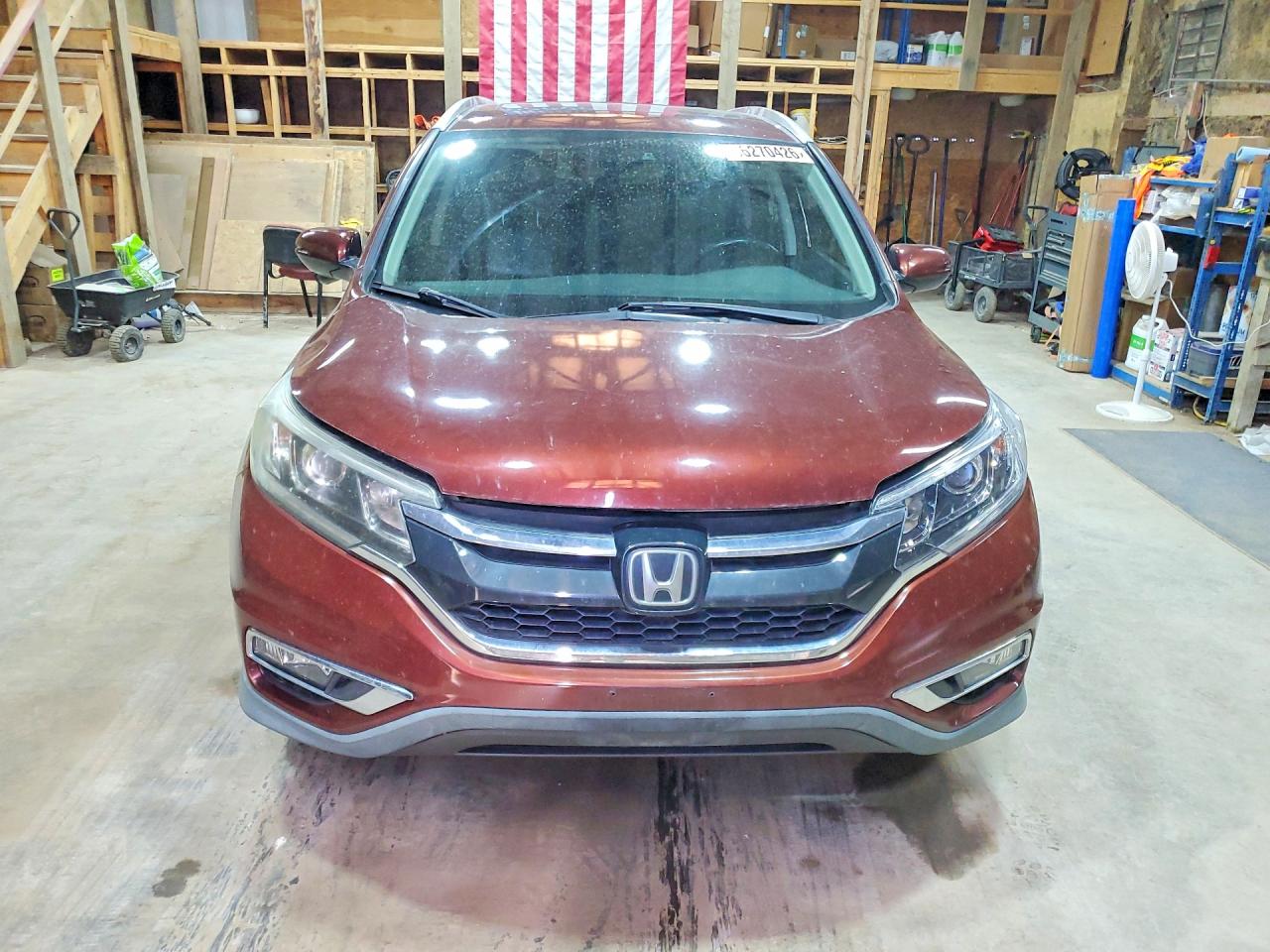 2015 Honda Cr-v Touring Brown vin: 5J6RM4H93FL131575