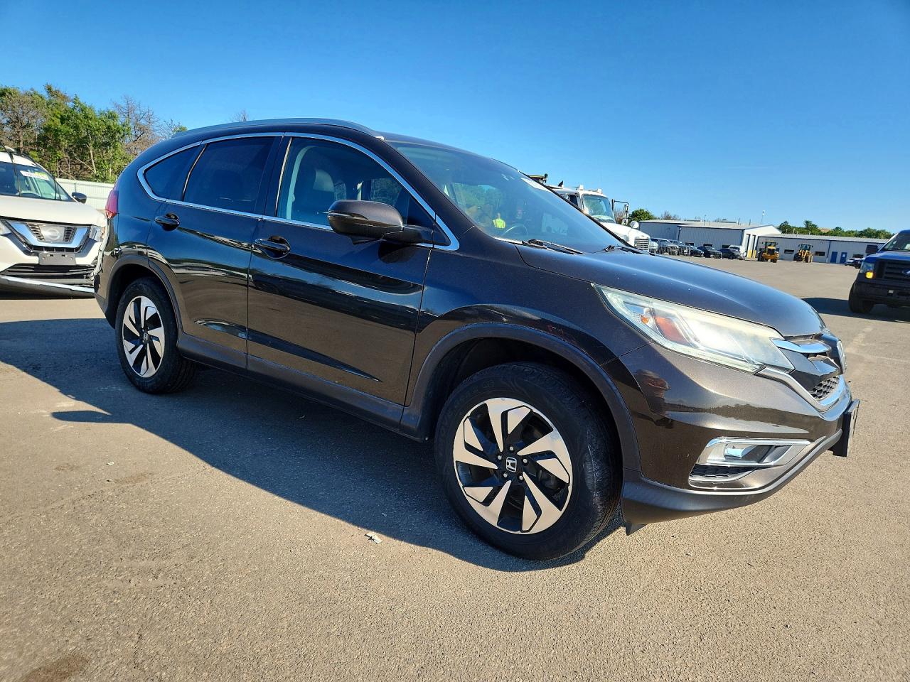 2015 Honda Cr-v Touring Brown vin: 5J6RM4H94FL032764