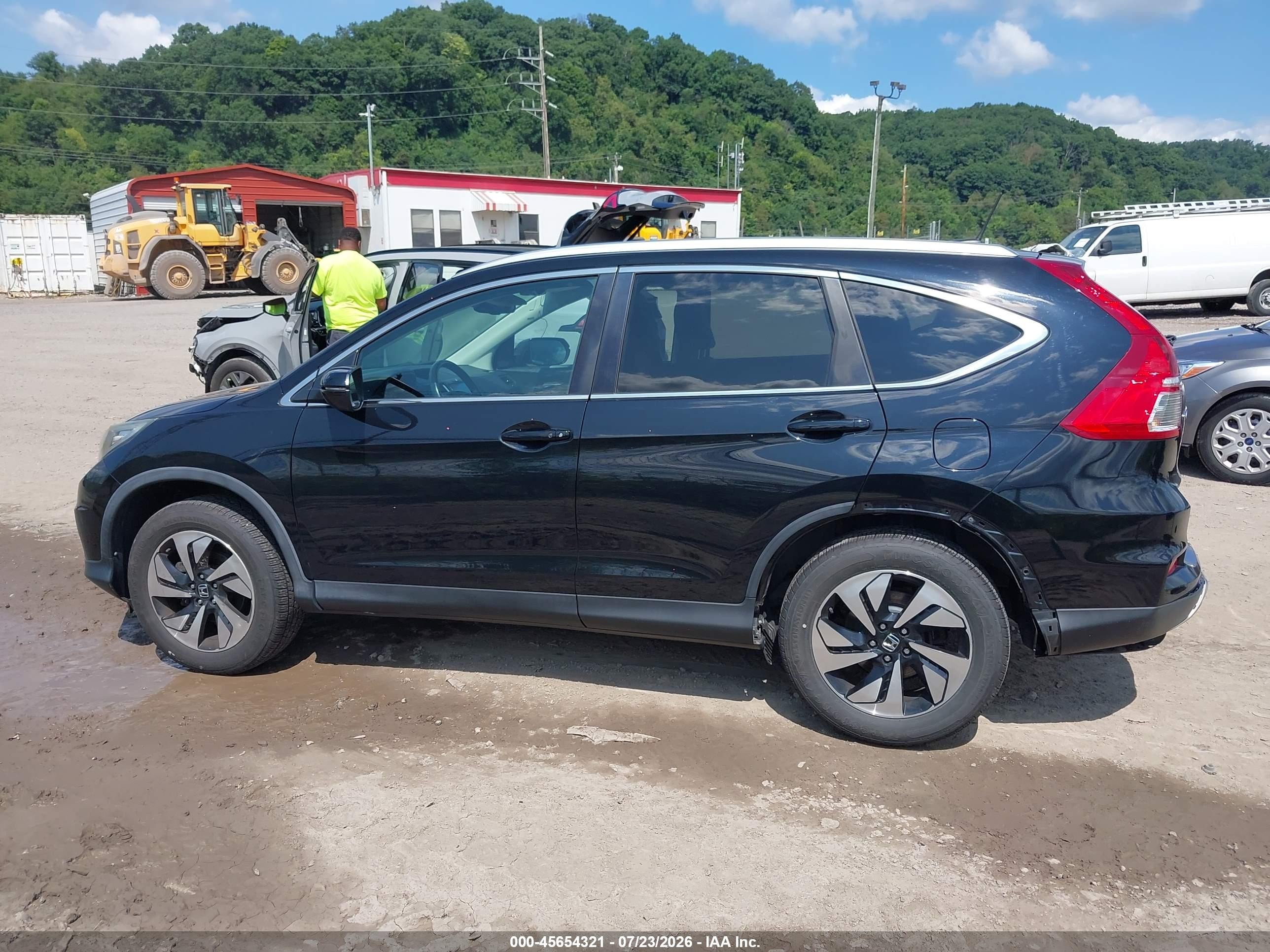 2015 Honda Cr-v Touring Black vin: 5J6RM4H94FL084492