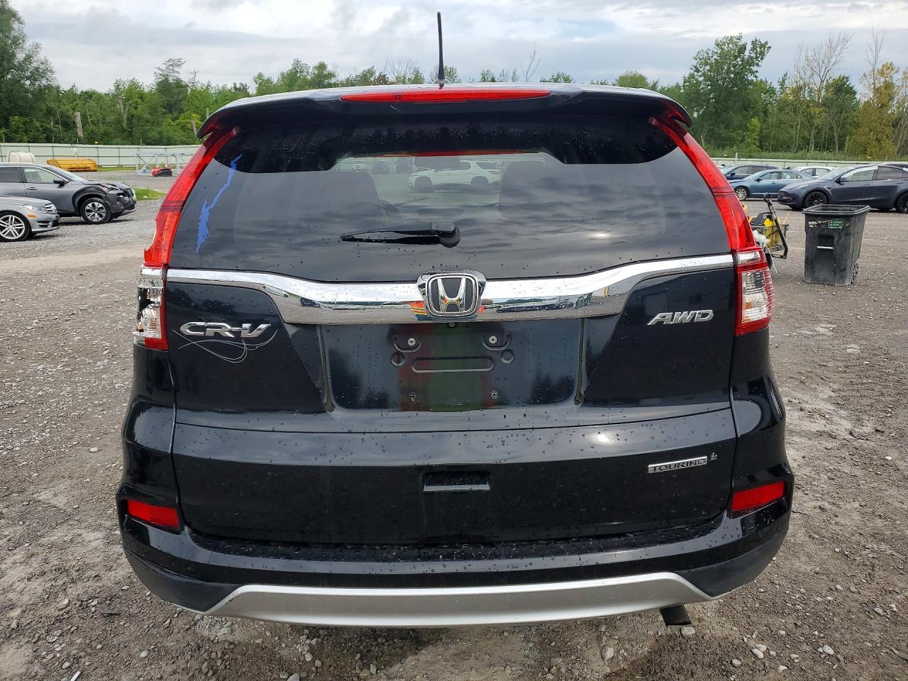 2015 Honda Cr-v Touring Black vin: 5J6RM4H94FL096660