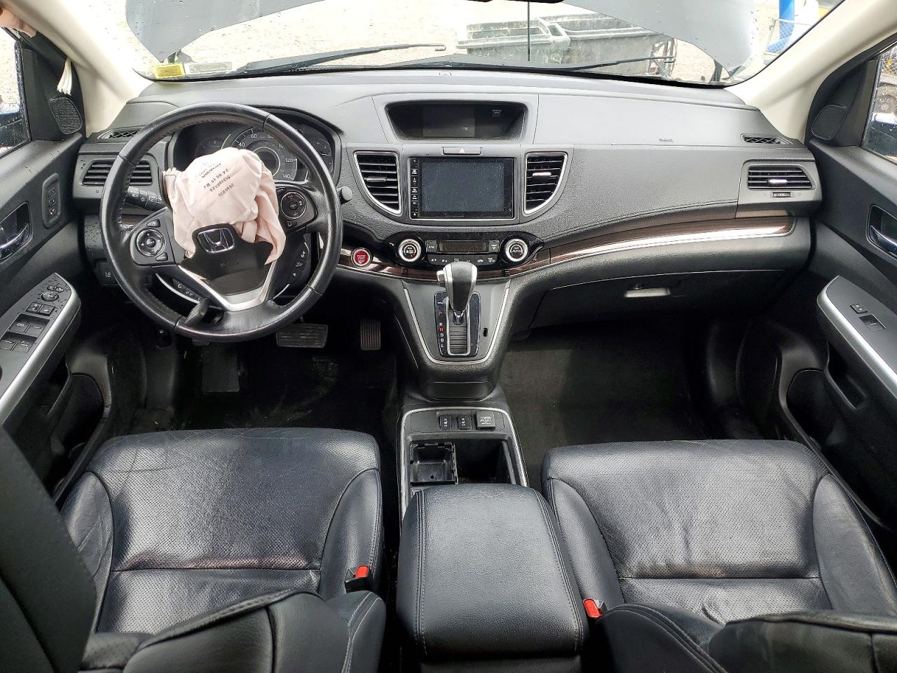 2015 Honda Cr-v Touring Black vin: 5J6RM4H94FL096660