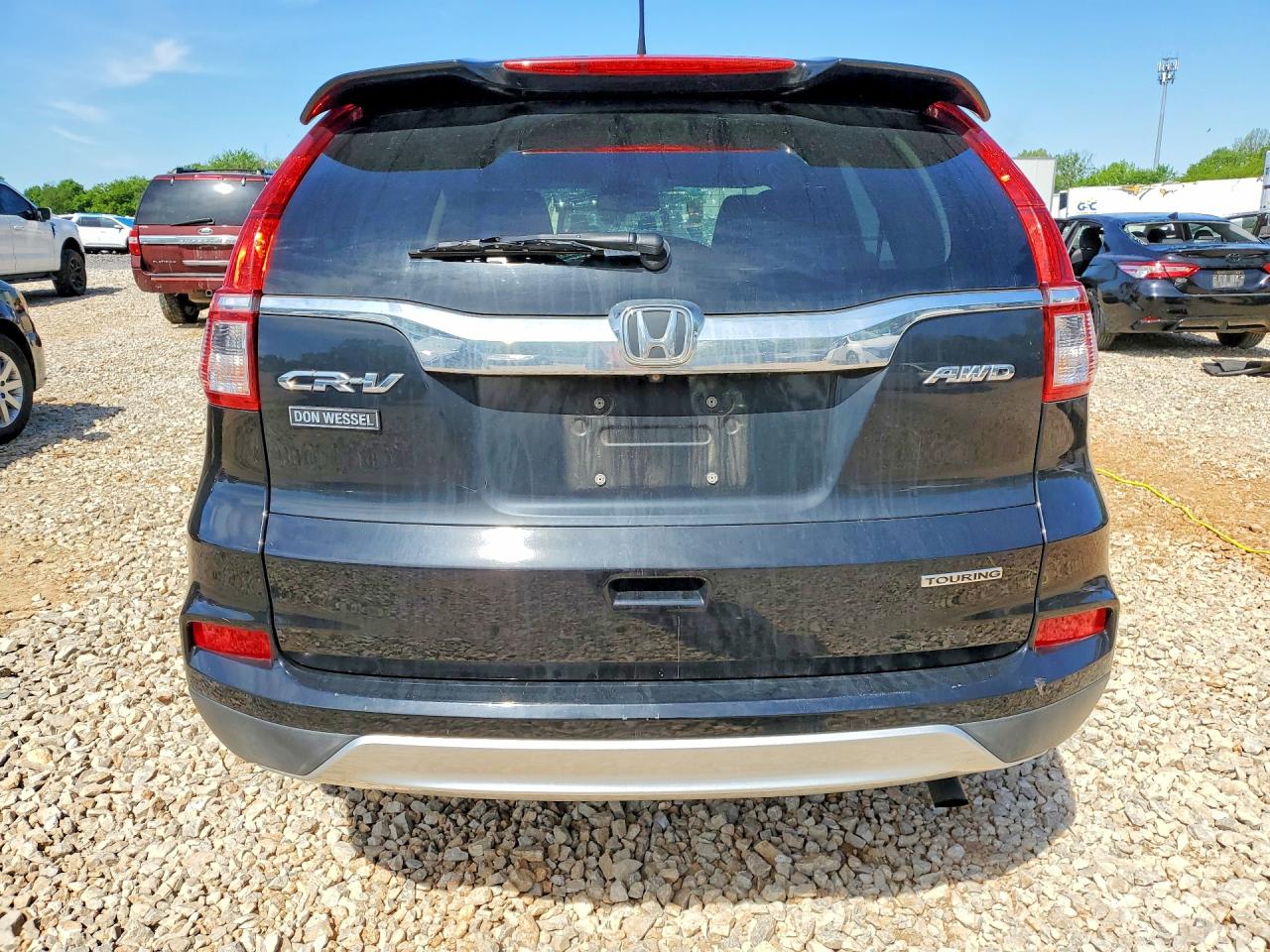 2015 Honda Cr-v Touring Black vin: 5J6RM4H94FL126594