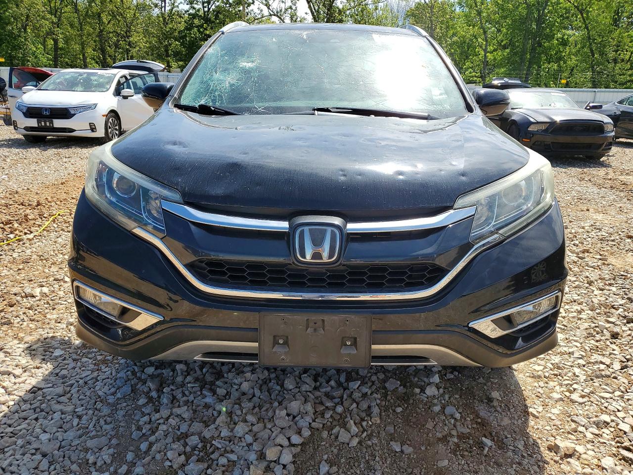 2015 Honda Cr-v Touring Black vin: 5J6RM4H94FL126594