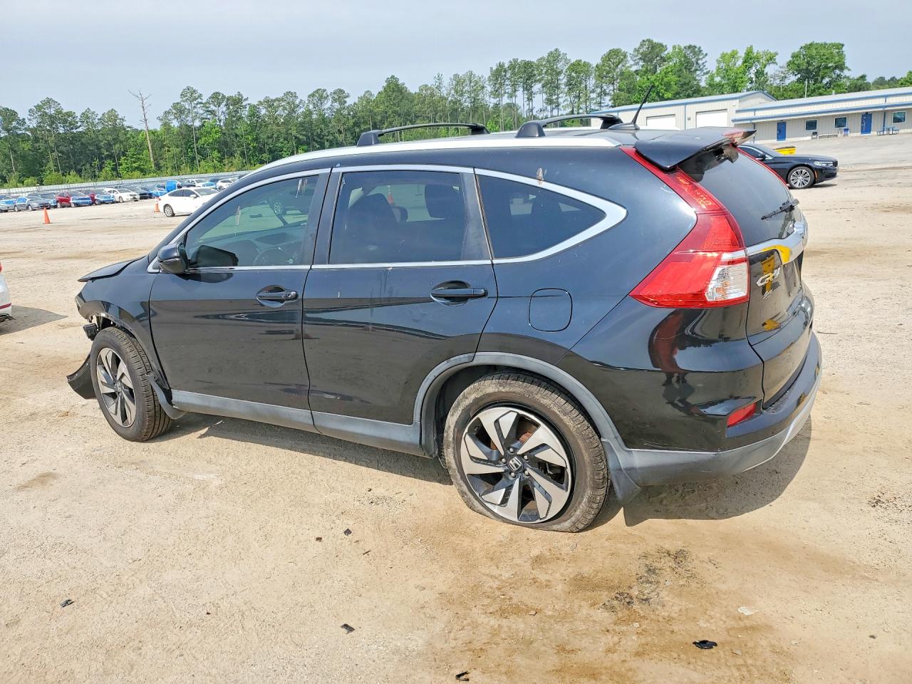 2015 Honda Cr-v Touring Black vin: 5J6RM4H95FL095811