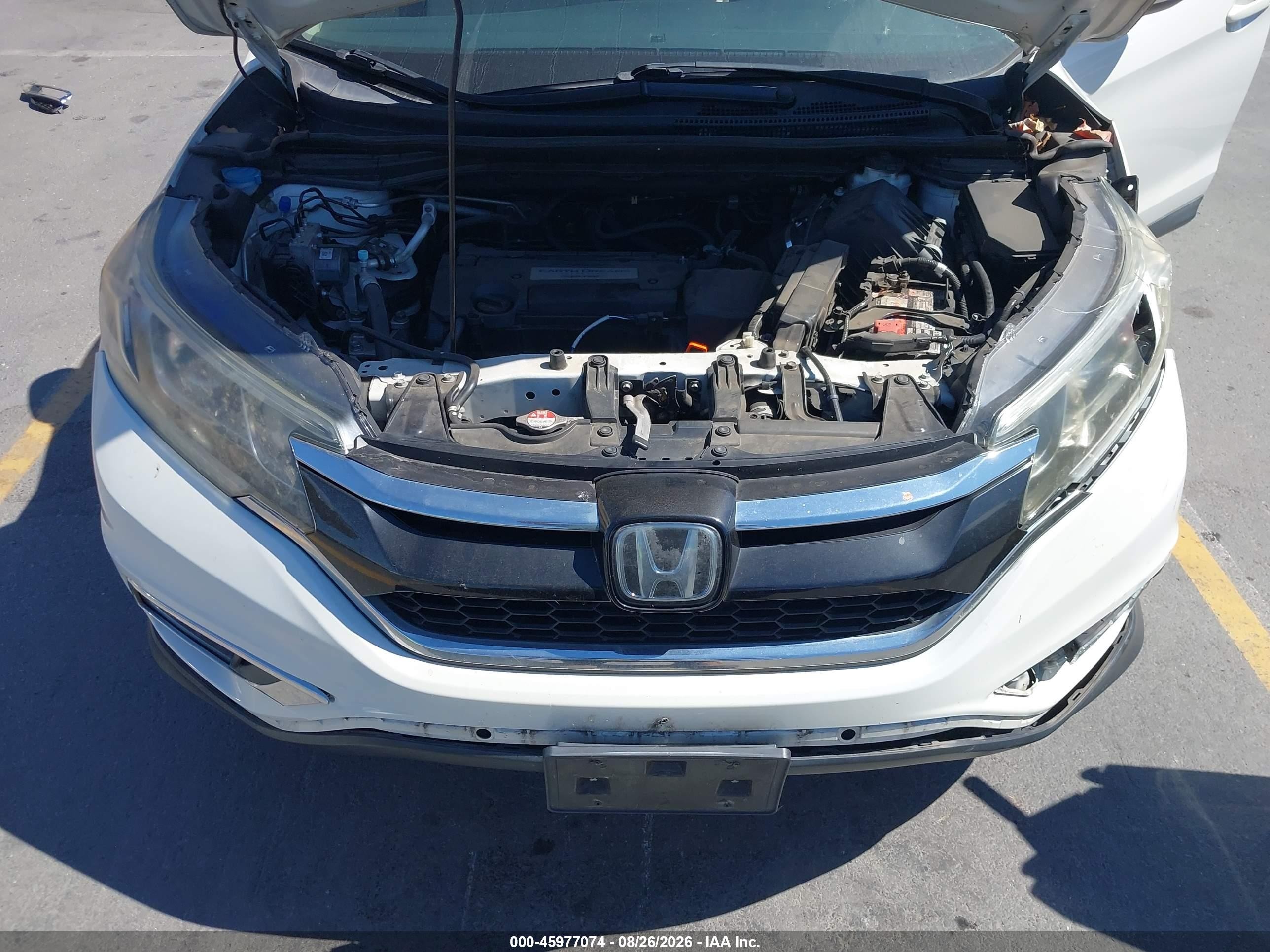 2015 Honda Cr-v Touring Белый vin: 5J6RM4H96FL033737