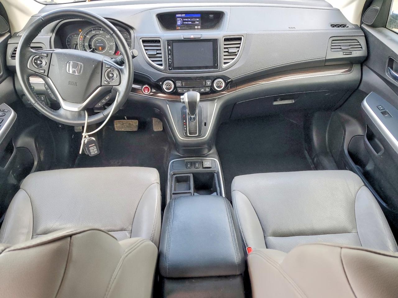 2015 Honda Cr-v Touring Silver vin: 5J6RM4H96FL045936