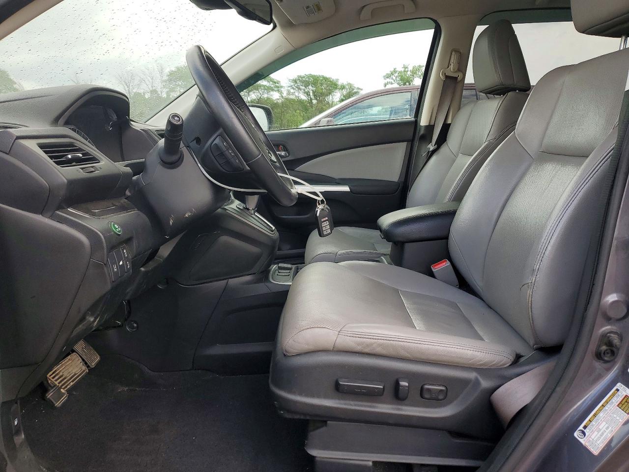 2015 Honda Cr-v Touring Silver vin: 5J6RM4H96FL045936
