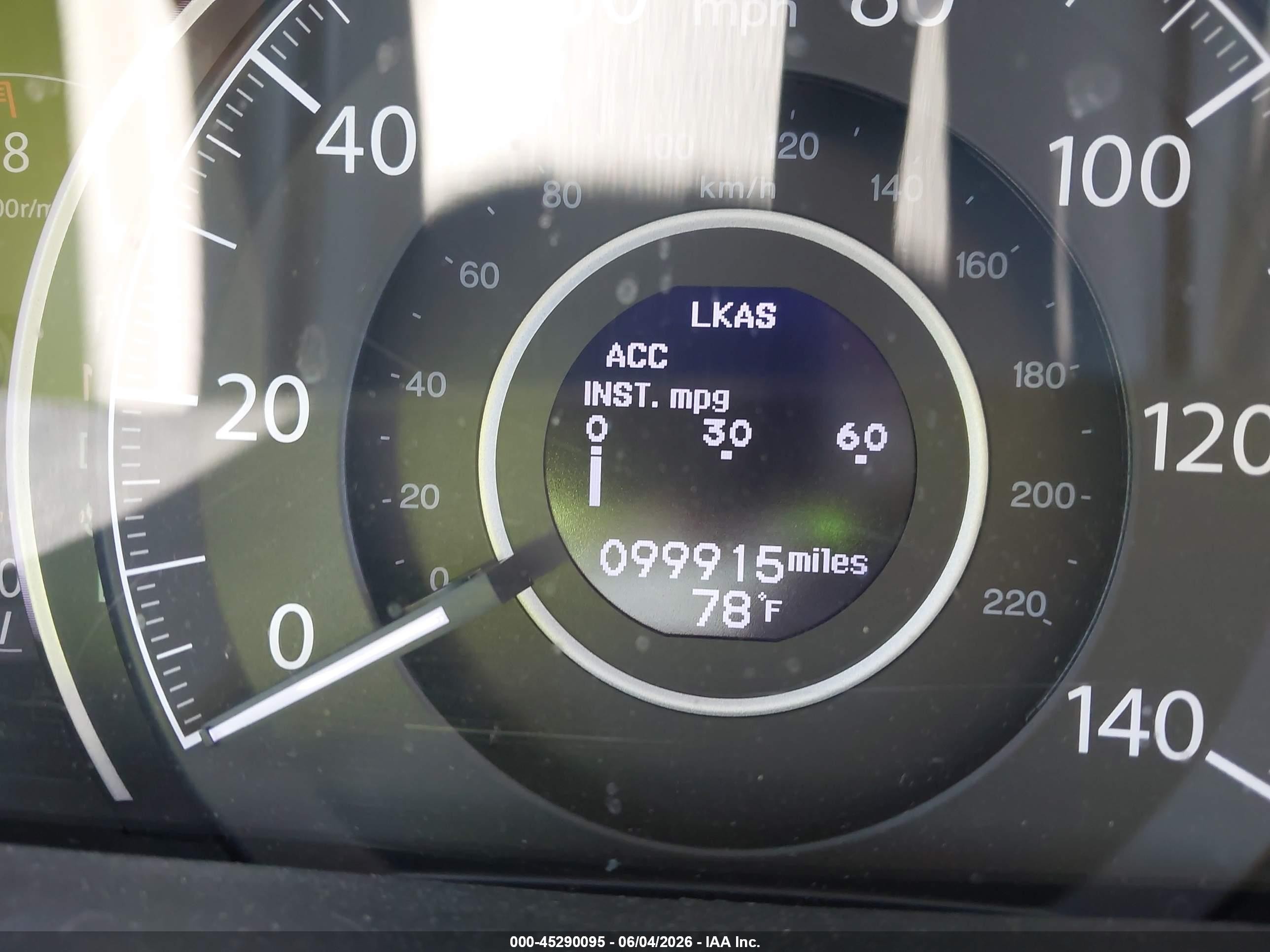 2015 Honda Cr-v Touring Gray vin: 5J6RM4H96FL100496