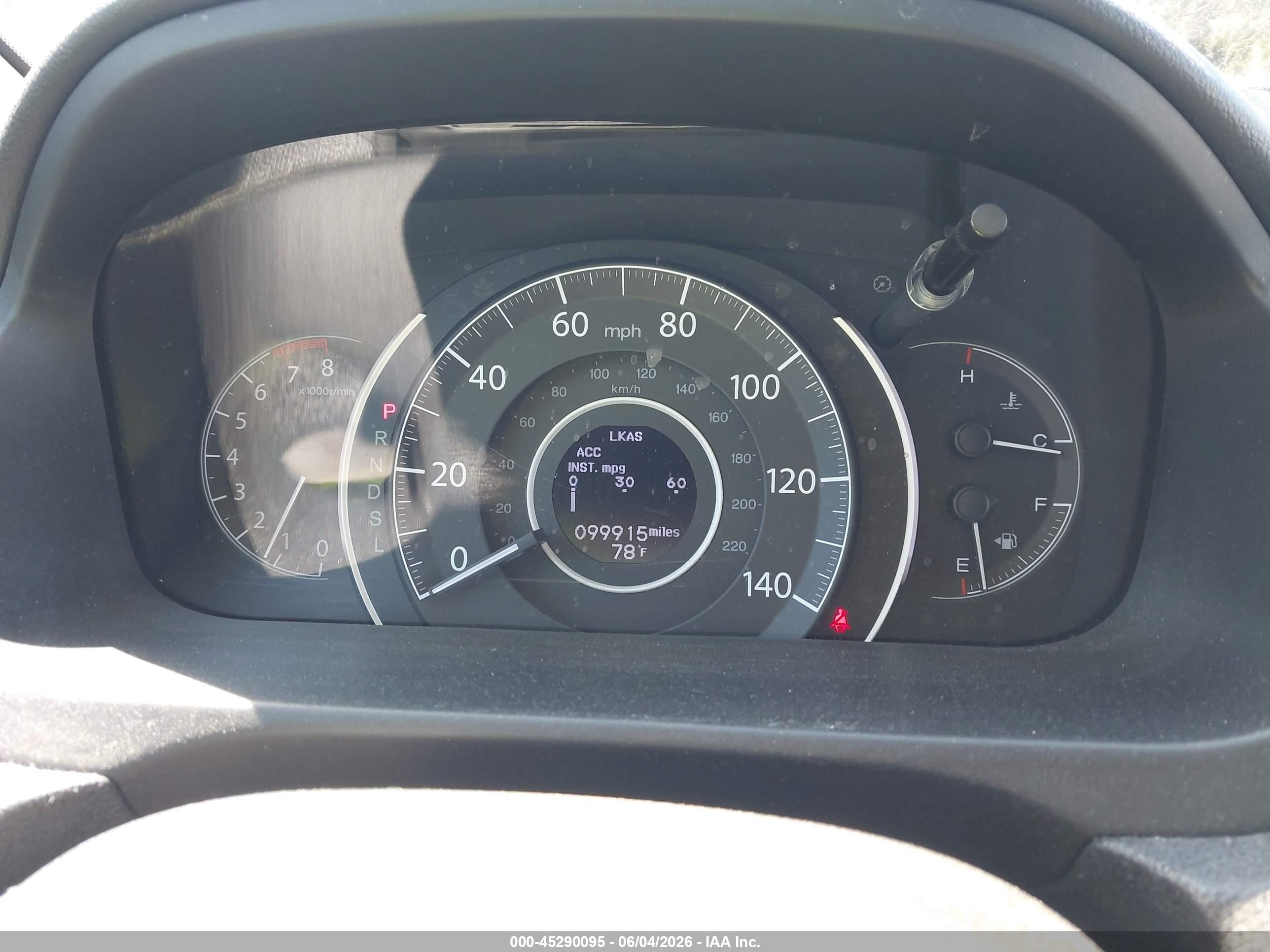 2015 Honda Cr-v Touring Gray vin: 5J6RM4H96FL100496