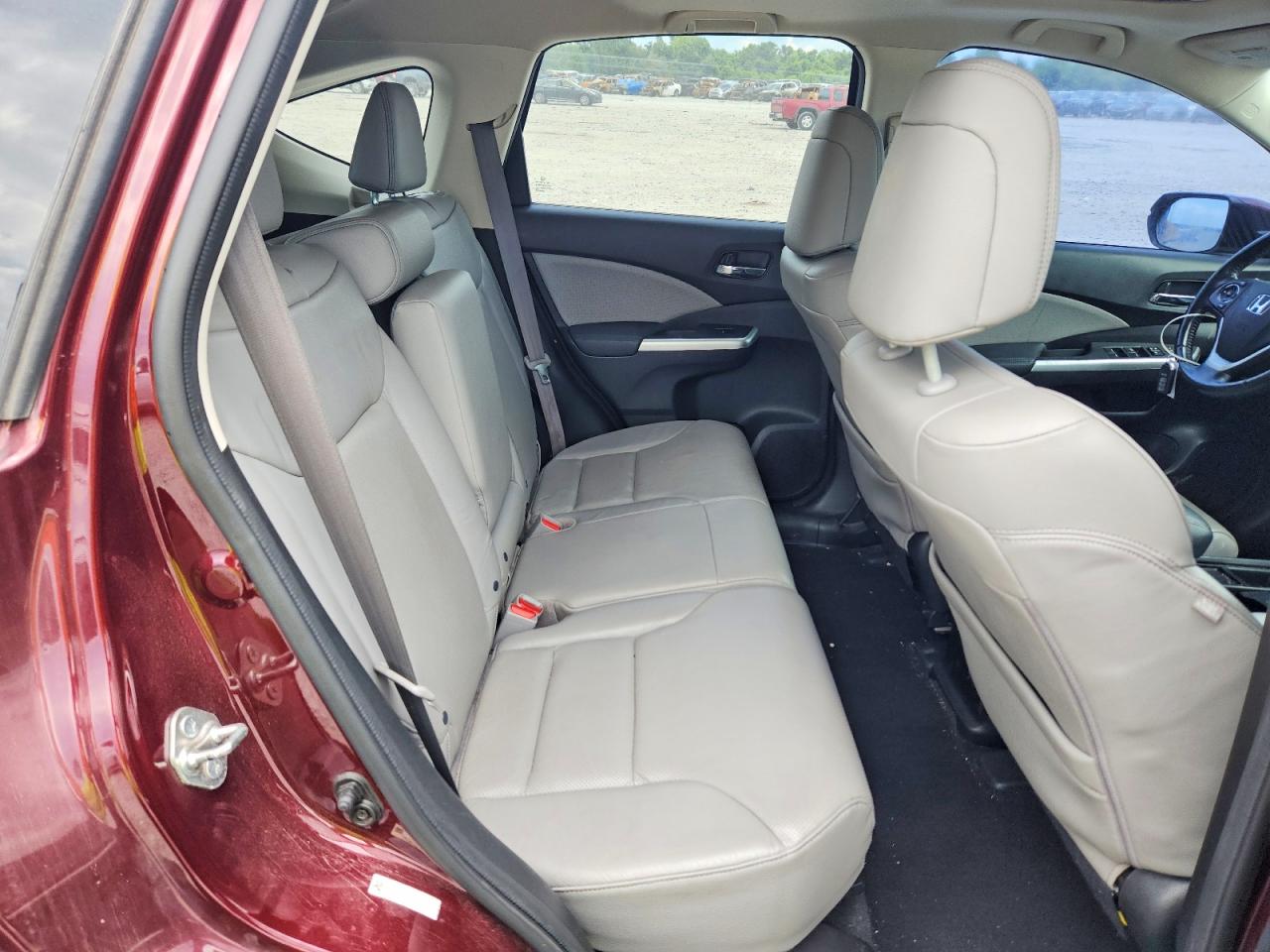 2015 Honda Cr-v Touring Burgundy vin: 5J6RM4H96FL101387