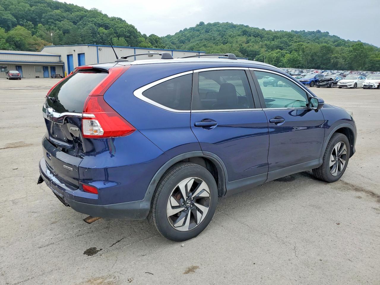 2015 Honda Cr-v Touring Синий vin: 5J6RM4H96FL120814